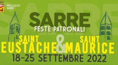 Feste patronali di Sarre 18/25 settembre 2022