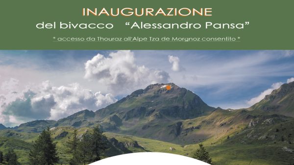 Domenica 25 giugno – Inaugurazione bivacco “Alessandro Pansa”